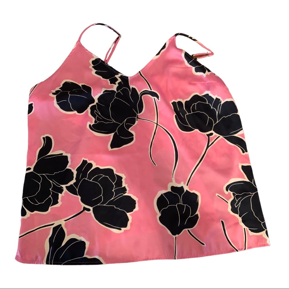 Pink and black floral camisole! Stars Above XXL